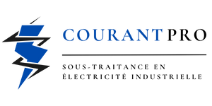 Logo Courant Pro – électricien industriel